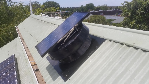 Solar Ventilator On Cathedral Ceiling Solazone Australia