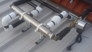 Installed heat exchanger