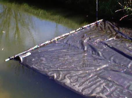 Easily moved by using PVC float system.