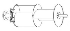 Long horizontal wind turbine