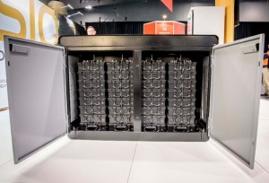 Aquion batteries 48v in cabinet