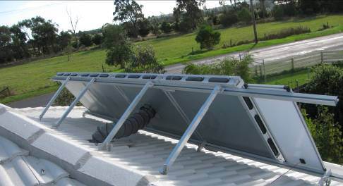 Easy and safe installation of four SAM air heaters.