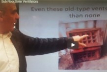 Talk about damp sub-floor cures