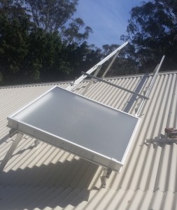 Installing SAM solar heating