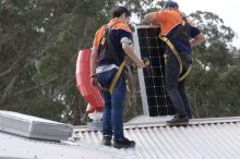 Our first hybrid-power school