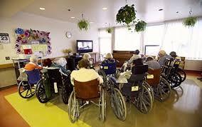 Remove odours from a nursing home
