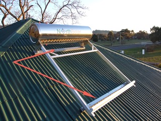 Evacuated tube solar hot water heatersSolazone Australia