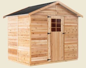Solazone Cedar Toilet Shed